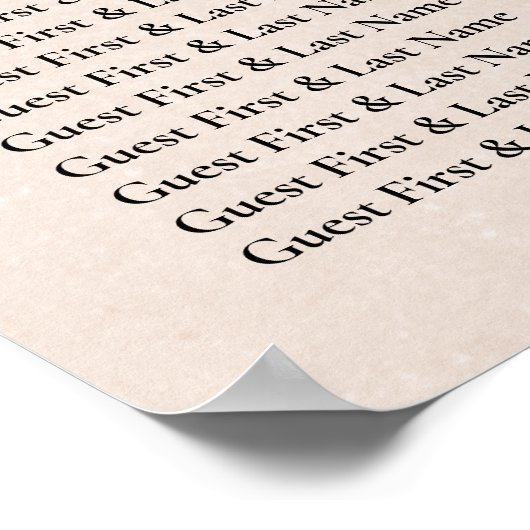 Terracotta Boho Beach Wedding Welkom Poster (Hoek)