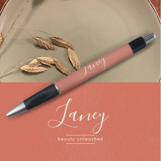 Terracotta Boho Beauty Business Promotional Gift Pen