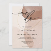 Terracotta Boho beuzelt een simpel huwelijk dat we Kaart (Voorkant)