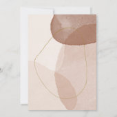 Terracotta Boho beuzelt een simpel huwelijk dat we Kaart (Achterkant)