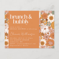 Terracotta Boho bloembrunch bubbelige bruidsmeiden