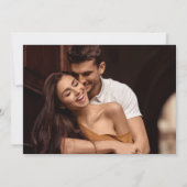 Terracotta Boho Bloemen Bruiloft Save The Date (Achterkant)