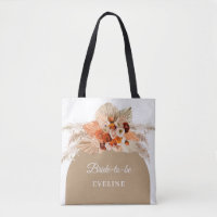 Terracotta boho boogkoperen verbrand oranje pampas