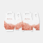 Terracotta Boho Desert Baby shower Dank u Bedankdoosjes (Uitgevouwen)