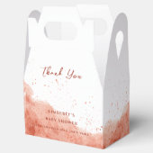 Terracotta Boho Desert Baby shower Dank u Bedankdoosjes (Geopend)