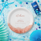 Terracotta Boho Desert Baby shower Welkom Papieren Bordje (Feest)