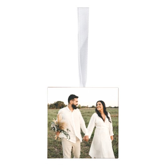 Terracotta Boho Floral Eerste Kerstmis Pas getrouw Decoratie (Rechts)