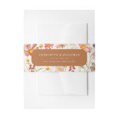 Terracotta Boho Floral Fall bruiloft Uitnodigingen Wikkel (Voorkant Voorbeeld)