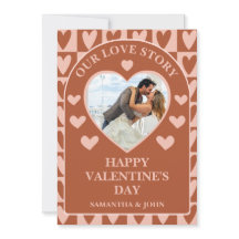 Terracotta Boho Hartjes Valentijnsdag Cadeau Foto