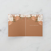 Terracotta Boho Pampas Arched Hartelijk dank (Binnen)