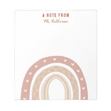 Terracotta Boho Rainbow Dank je cadeau