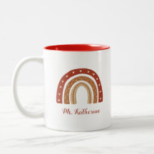 Terracotta Boho Rainbow Dank je cadeau