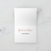 Terracotta Boho Rainbow Hartelijk dank Bedankkaart (Binnen)