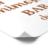 Terracotta Boho Rainbow Mimosa Bar Poster (Hoek)