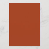 Terracotta Boho Save The Date (Achterkant)