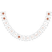 Terracotta Boho Sun Baby shower Bunting Flags Vlaggetjes (Alle)