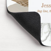 Terracotta Boho Tropical Muismat (Hoek)