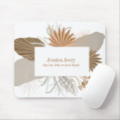 Terracotta Boho Tropical Muismat (Met muis)