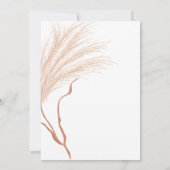 Terracotta Boho-Vrijgezellenfeest Kaart (Achterkant)