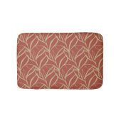 Terracotta Boho Waterverf Badmat (Voorkant)