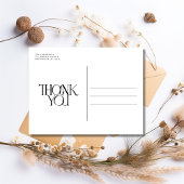 Terracotta boog foto bruiloft dank u Briefkaart