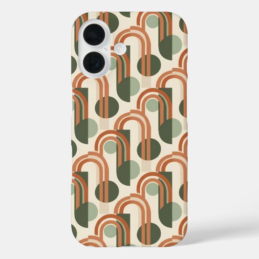 Terracotta Boog Patroon Hoesje (Achterkant)