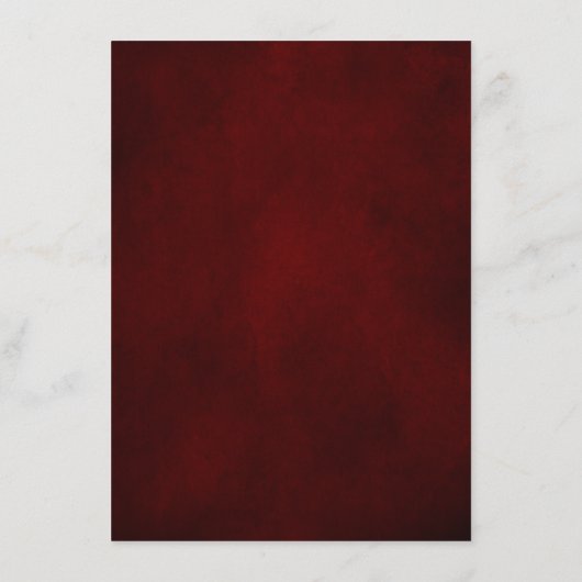 Terracotta Bourgondië Mauve Bloemrijke Geometrisch Informatiekaartje (Achterkant)