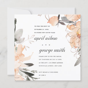 TERRACOTTA BROWN FLORAL WE HEBBEN DE KNOT KAART GE