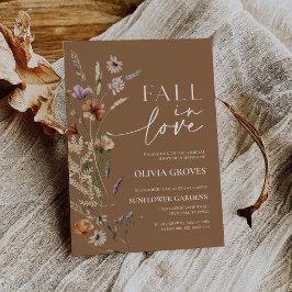 Terracotta Bruidsboeket 'Fall in Love' Kaart