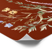 Terracotta Bruidsfeest Welkom Poster (Hoek)