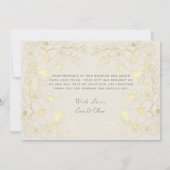 Terracotta Bruiloft Bedankkaart (Achterkant)