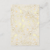 Terracotta bruiloft details QR code Informatiekaartje (Achterkant)