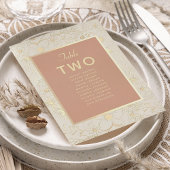 Terracotta Bruiloft Zitkaarten