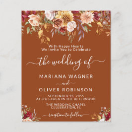 Terracotta Budget Romantische Herfst Bloemenbruilo