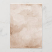 Terracotta Burgundy Mauve Floral Wedding Details Informatiekaartje (Achterkant)