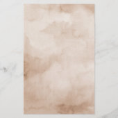 Terracotta Burgundy Mauve Floral Wedding Menu (Achterkant)