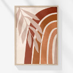 Terracotta Burnt Sinaasappel Abstracte Rainbow Wal Poster<br><div class="desc">Transformeer uw ruimte met de warme en uitnodigende tinten van de "Terracotta Burnt Sinaasappel Abstracte Rainbow Wall Art." Dit opvallende kunstwerk toont een abstracte weergave van een regenboog in rijke tinten van verbrand sinaasappel, die overgaat door diepere en lichtere tinten, en vermengt met terracotta en zandbeige. De regenboog boogt sierlijk...</div>