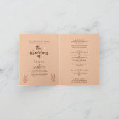 Terracotta Burnt sinaasappel minimal modern kallig (Binnen)