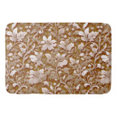 Terracotta Burnt Sinaasappel Modern botanisch Boho Badmat (Voorkant)