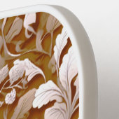 Terracotta Burnt Sinaasappel Modern botanisch Boho Pickleball Paddle (Links Detail)