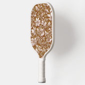 Terracotta Burnt Sinaasappel Modern botanisch Boho Pickleball Paddle (Links)