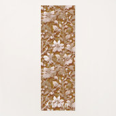 Terracotta Burnt Sinaasappel Modern botanisch Boho Yogamat (Voorkant)