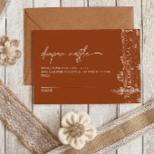 Terracotta Cactus Desert Baby shower Luier Raffle Informatiekaartje