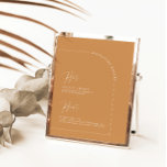 Terracotta Calligrafie Signature Drinken Tafelteke<br><div class="desc">Ontworpen om te coördineren met voor het "Collectie van de Uitnodiging van de Woningen van de "Minimalistische van de Arches". Klik op "Details" om meer informatie te wijzigen. Om de tekst te verplaatsen of de grootte, de doopvont, of de kleur te veranderen, klik "uitgeven gebruikend het Hulpmiddel van het Ontwerp"....</div>