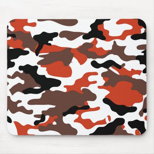 Terracotta Camo Mousepad Muismat (Voorkant)