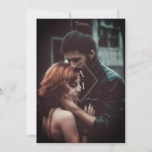 Terracotta Celestial Maan & Sterren Bruiloft Kaart (Achterkant)