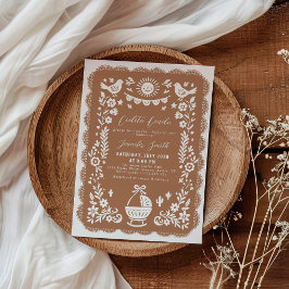 Terracotta Cielito Lindo Baby shower uitnodiging