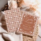 Terracotta Cielito Lindo Talavera Baby Shower Kaart