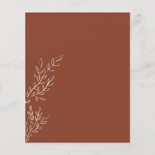 Terracotta Classy Budget we wel Flyer (Achterkant)