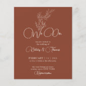 Terracotta Classy Budget we wel Flyer (Voorkant)